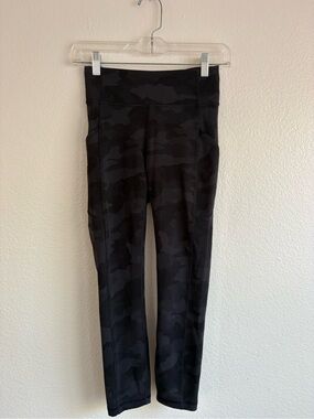 lululemon athletica Black Camo Leggings